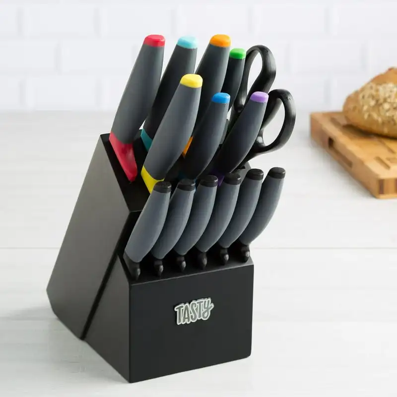 

Piece Block Knife Set, Stainless Steel