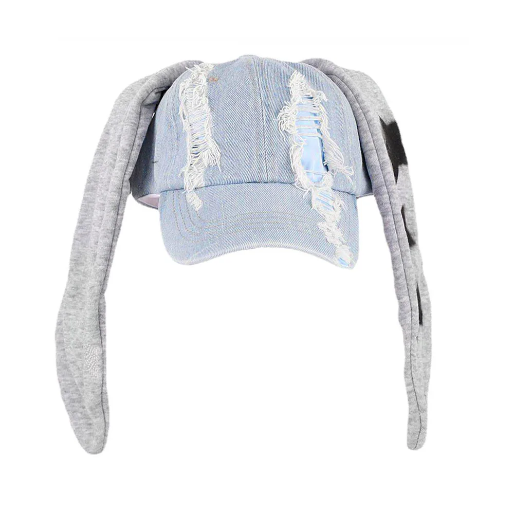 New Jeans MinJi Haerin OMG Stage Long Rabbit Ear Hat Y2K