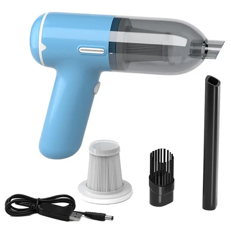 

Беспроводной ручной автомобильный пылесос, 5000 па, мини-пылесос двойного использования со встроенной батареей