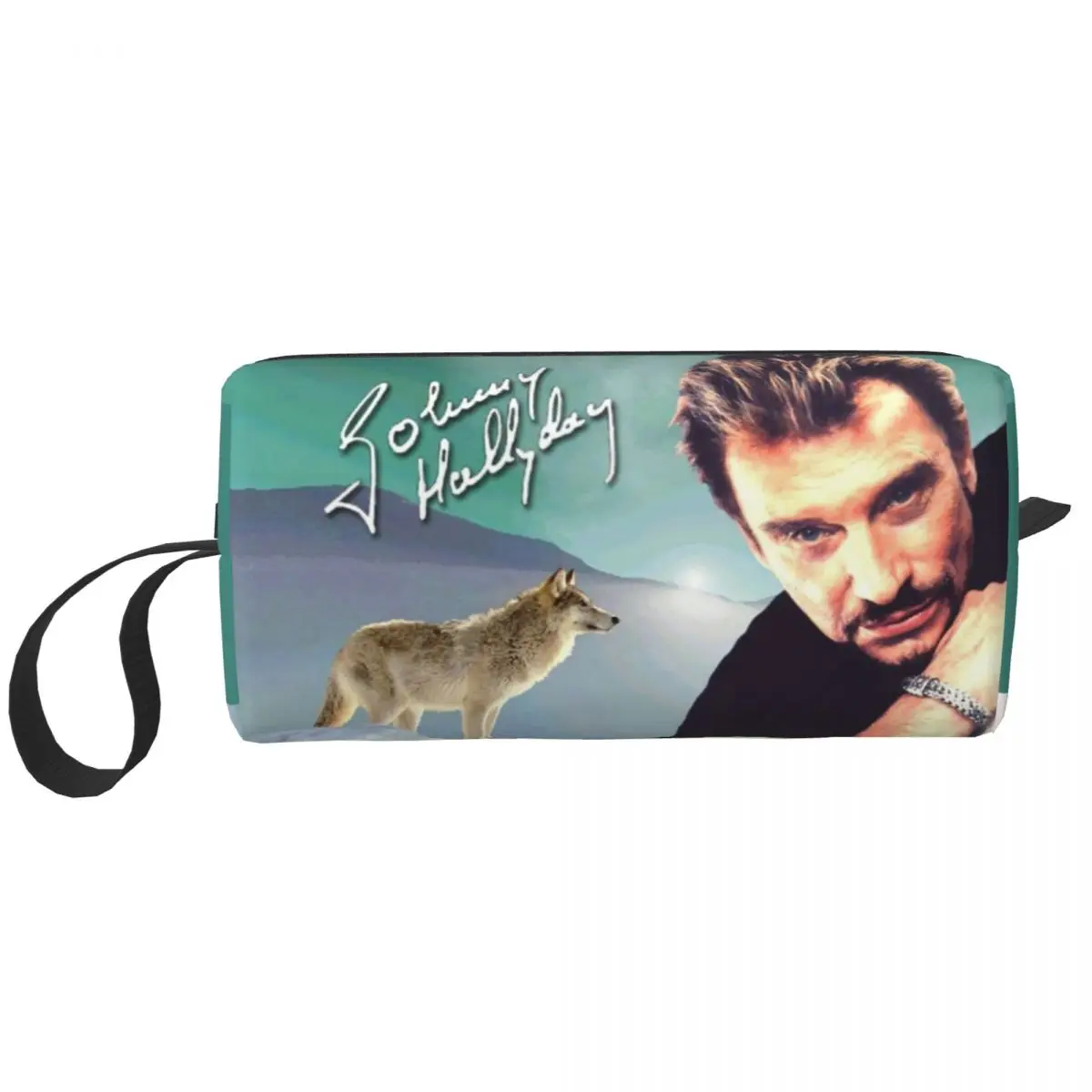 

Косметичка с волком Джонни халлидня для женщин, дорожный органайзер для косметики, модная французская дорожная Сумочка хранение туалетных принадлежностей