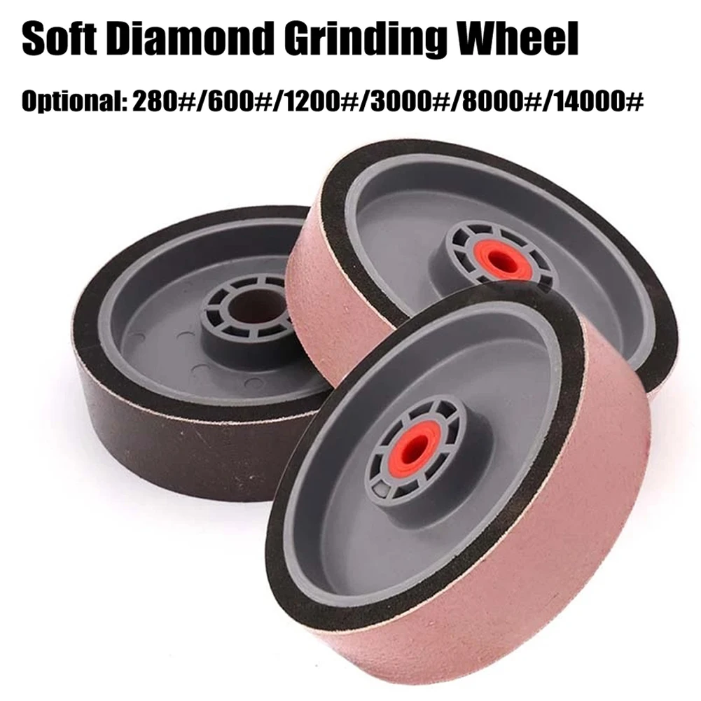 

1pcs Diamond Resin Soft Grinding Polishing Wheel 280 To 14000 Grit For Gem Jade Glass Crystal Intraocular Lens Machining Tools