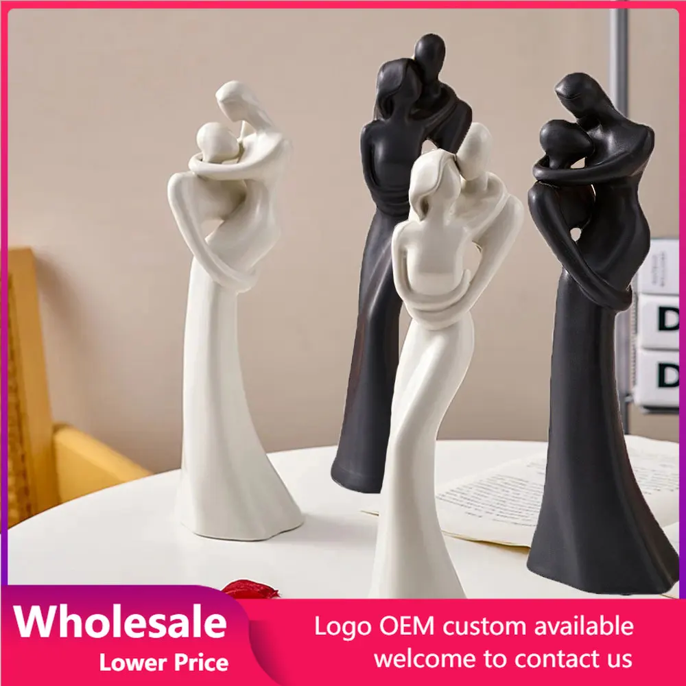 

Abstract Statue Nordic Style Home Decor Lover Sculptures Wedding Statue Home Decoration Souvenirs Figurines Ornaments