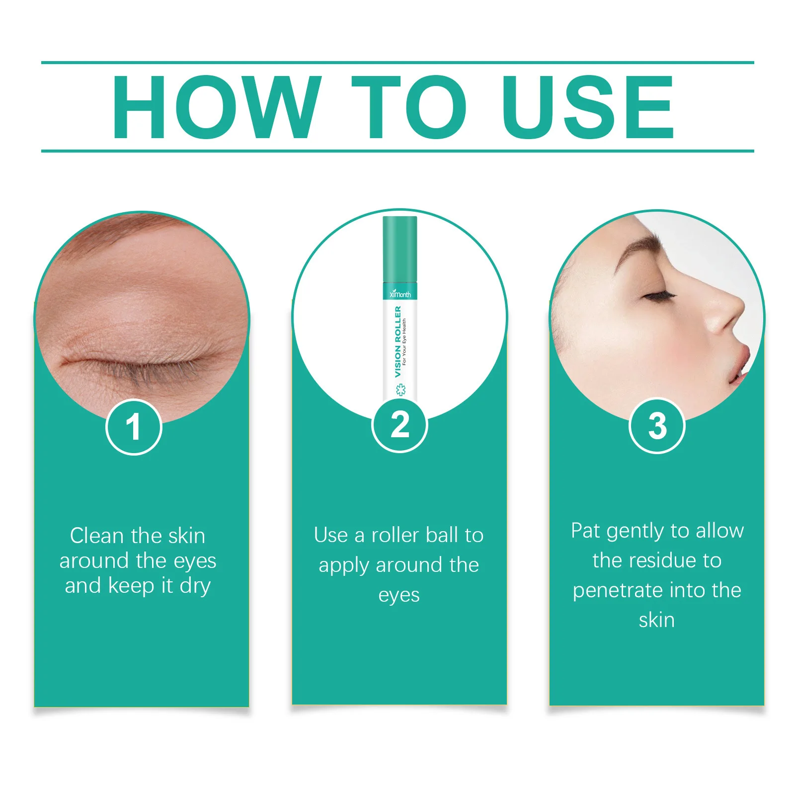 Eye Care Roller Relieve Discomfort Relax Massage Fatigue Vision Enhance