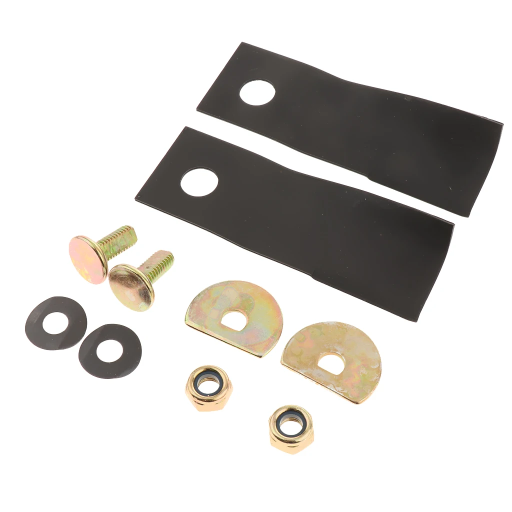 Lawn Mower Blade for GXV160 Mower Parts with Screws Swing Back Blade Bolt Kit,