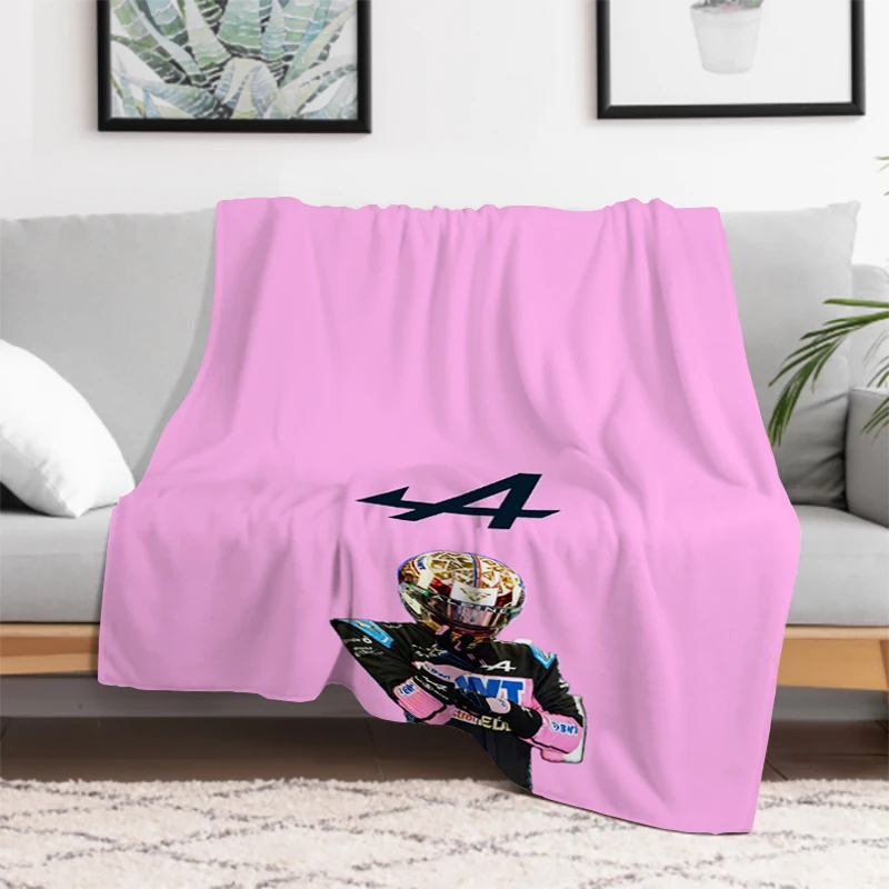 A-Alpine Logo Blanket Plaid Blankets for Decorative Sofa Downy Microfiber Bedding Throwing Plead Cover Catnap King Lid Knee Bed 3