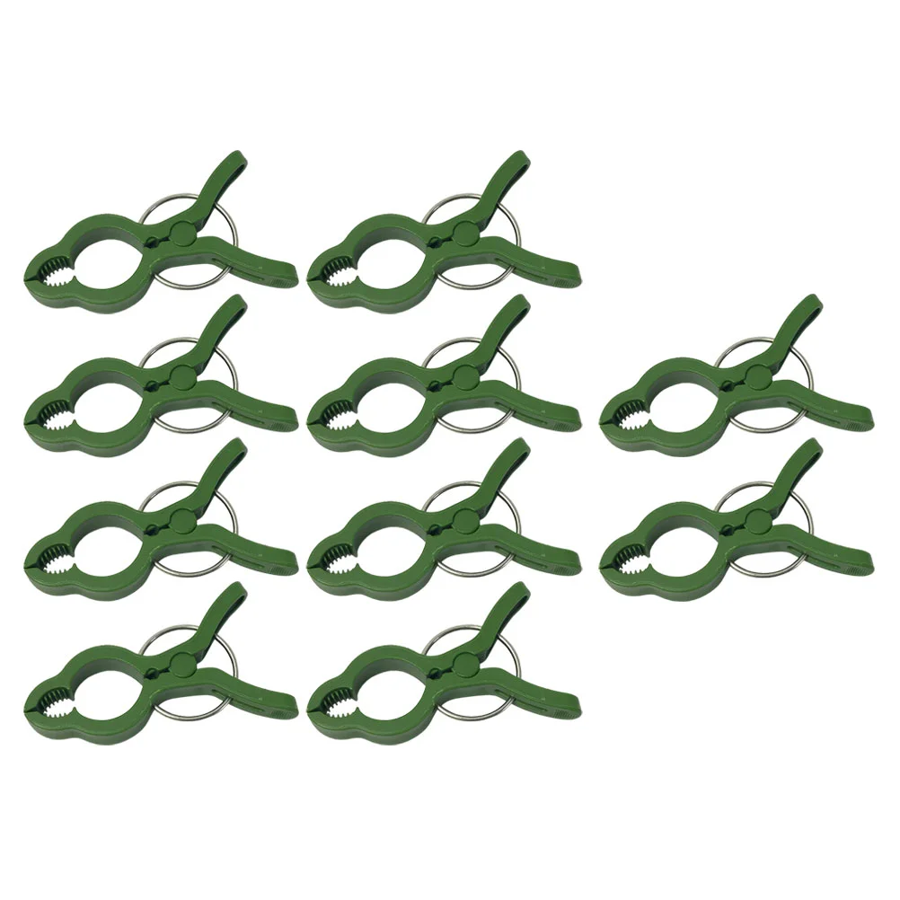 

10 Pcs Plant Gardening Clip Trellis Clips Potted Branches Fixed Plastic Plants Fixing Clamps Spring Vine