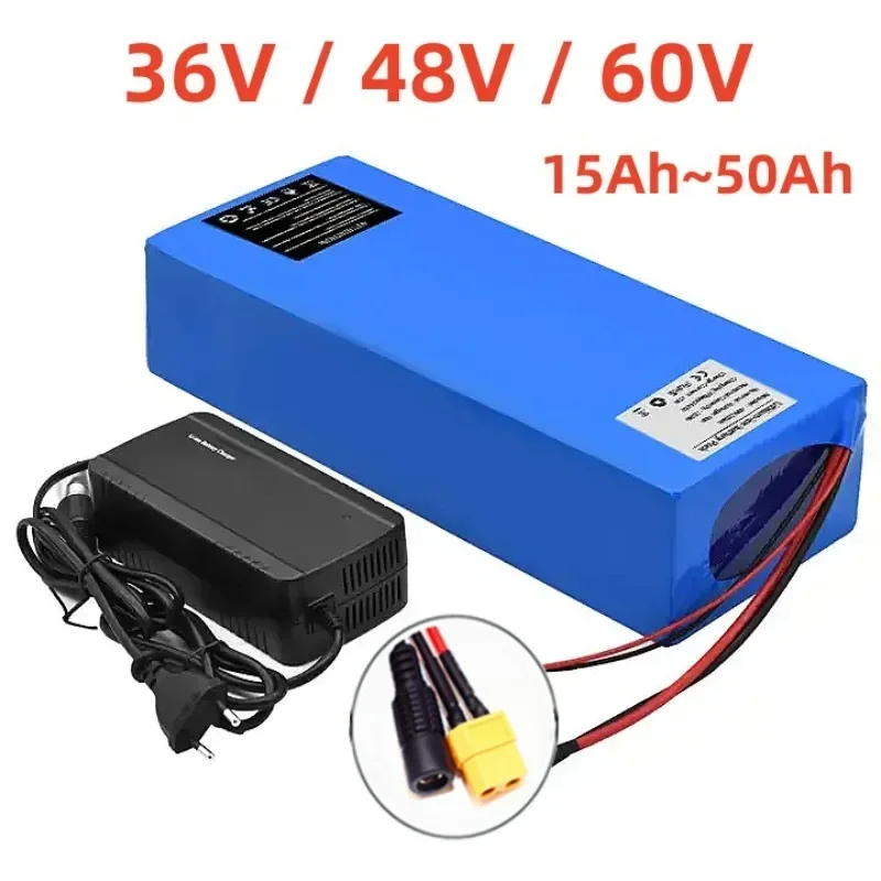 Batterie 48v 30ah Vélo Batterie Vélo électrique 48V 60V - 8Ah à 30Ah - Li-ion Avec BMS - Pour Moteurs 250W-1000W Chargeur Inclus BMS