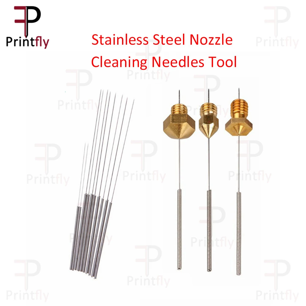 Stainless Steel Cleaning Needles Tool 3d Printer Nozzle Cleaning Tool
