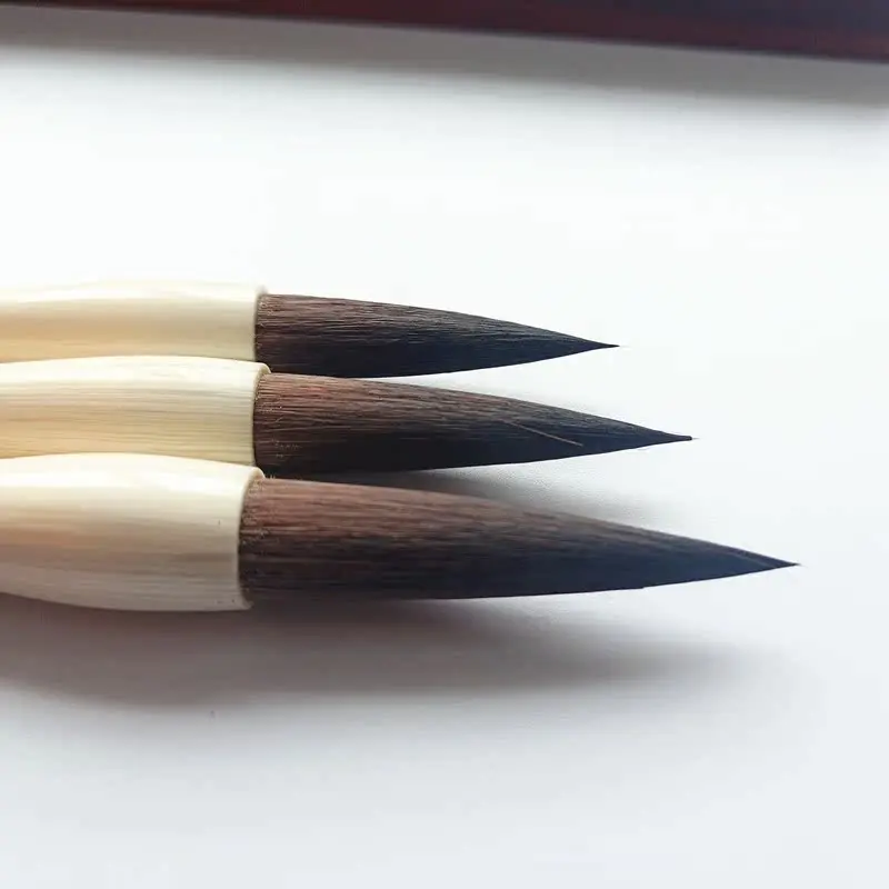 Set di pennelli per calligrafia cinese in setole naturali_voghion.com