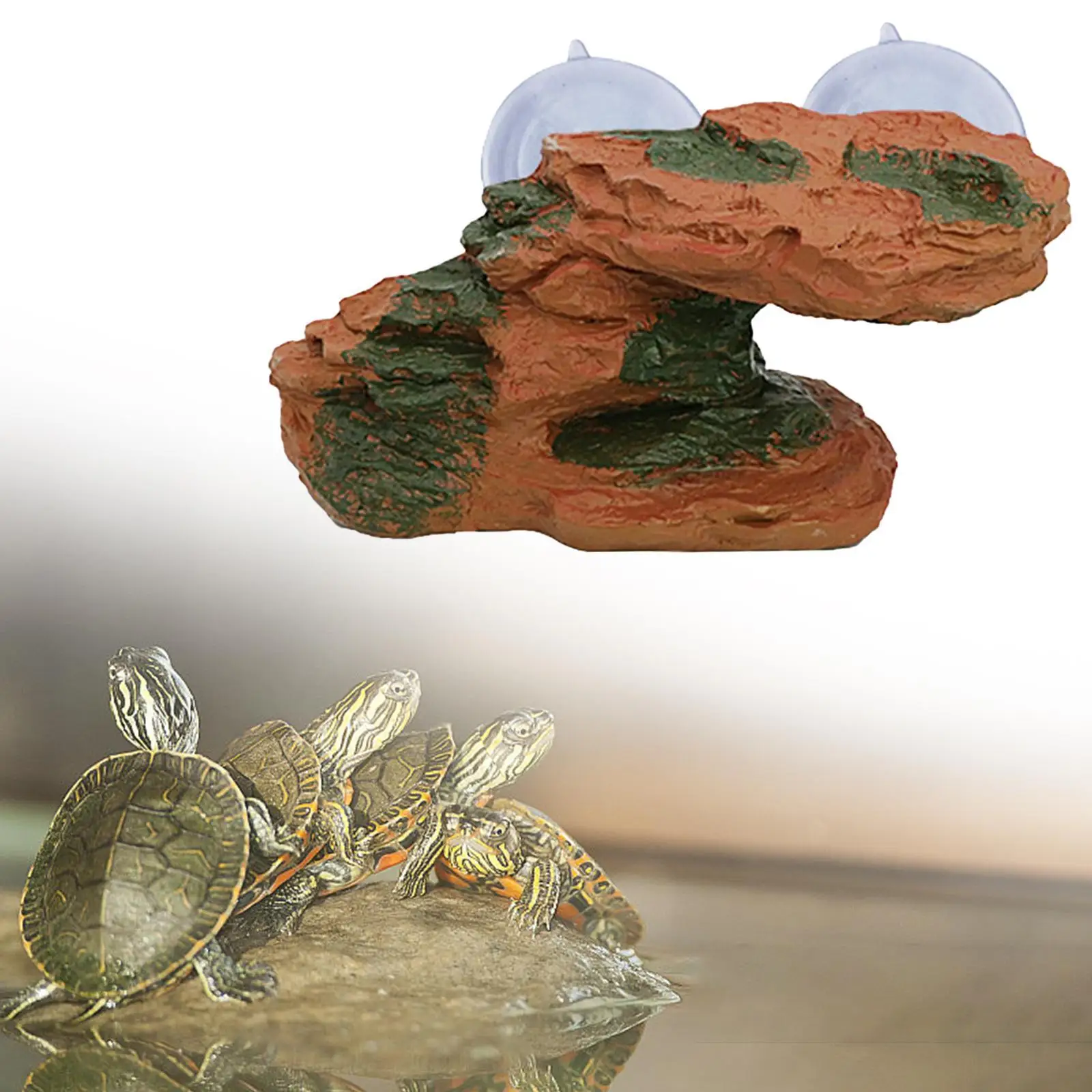 Resin Step Turtle Tank Aquarium Float Decoration Turtle Basking Platform with