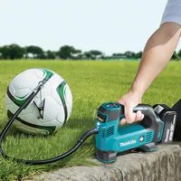 Makita DMP180Z 18V LXT ®   Adaptateur de valve française pour gonfleur sans fil lithium-ion, aiguille pour ballon de sport, adaptateur conique bleu G 4