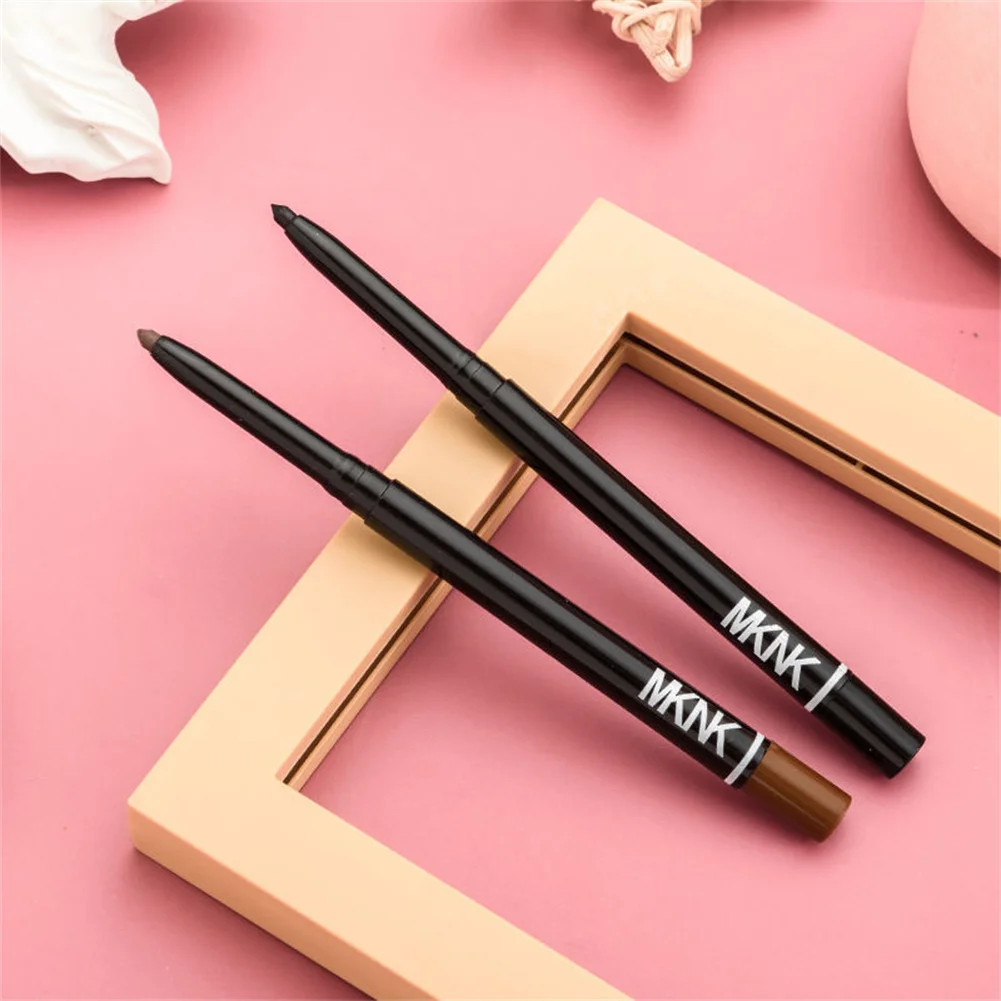 Płynny Eyeliner wodoodporny, odporny na pot szybkoschnące z gąbczastą główką Eyeliner suszenie ołówkiem leżącego ołówek do makijażu jedwabnika dla kobiet