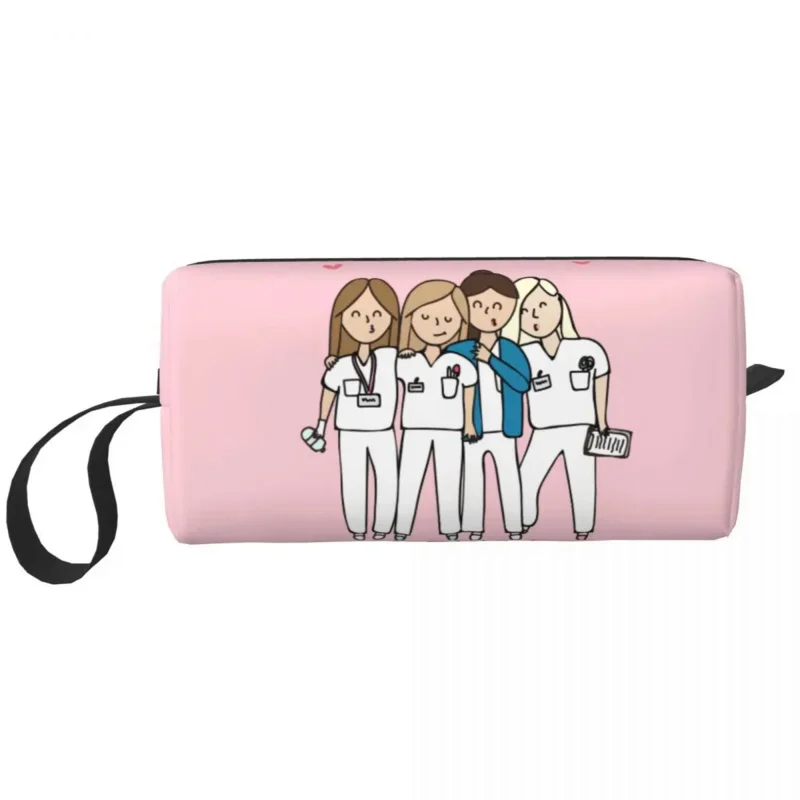 

Cartoon Ladies Nurse Doctor Printed Cosmetic Bag Women Fashion Large Capacity Makeup Case Beauty Storage Toiletry Bags
