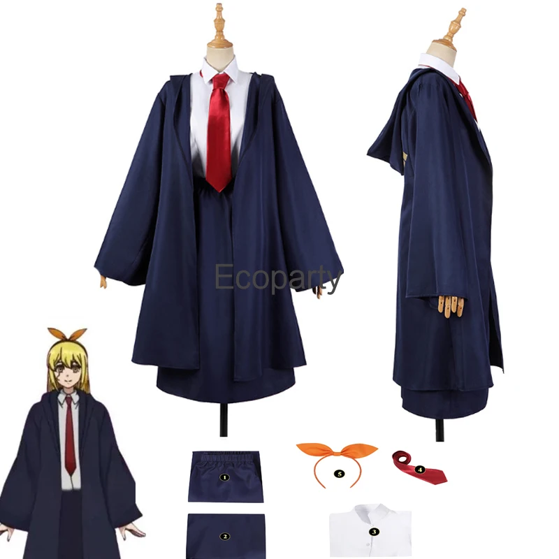 Anime Magic And Muscles Mashle Costume Lemon Irvine Cosplay Outfit Halloween Magic School Uniforms Mantello Vestito Per Uomo Donna