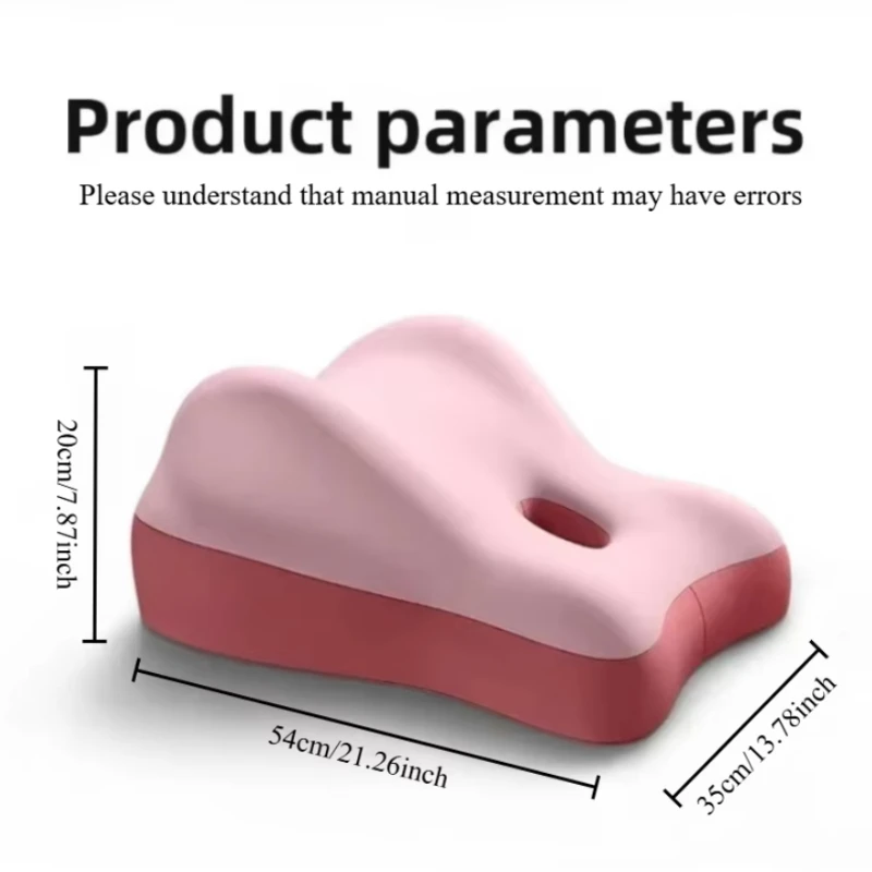 1pc Multi-Position Support Pillow,Semi-Inclined Backrest,Ergonomic Hip&Lumbar Cushion with Durability,Suitable for Scenarios