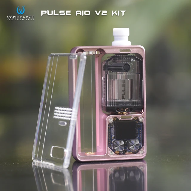 Vandy Vape Puls Aio V2 Kit 80W Box Mod Vape mit 6ml RBA Pod Patrone IP67 PCBA Board elektronische Zigarette Vapor izer_Original Vandy Vape Puls Aio V2 Kit 80W Box Mod Vape mit 6ml RBA Pod Patrone