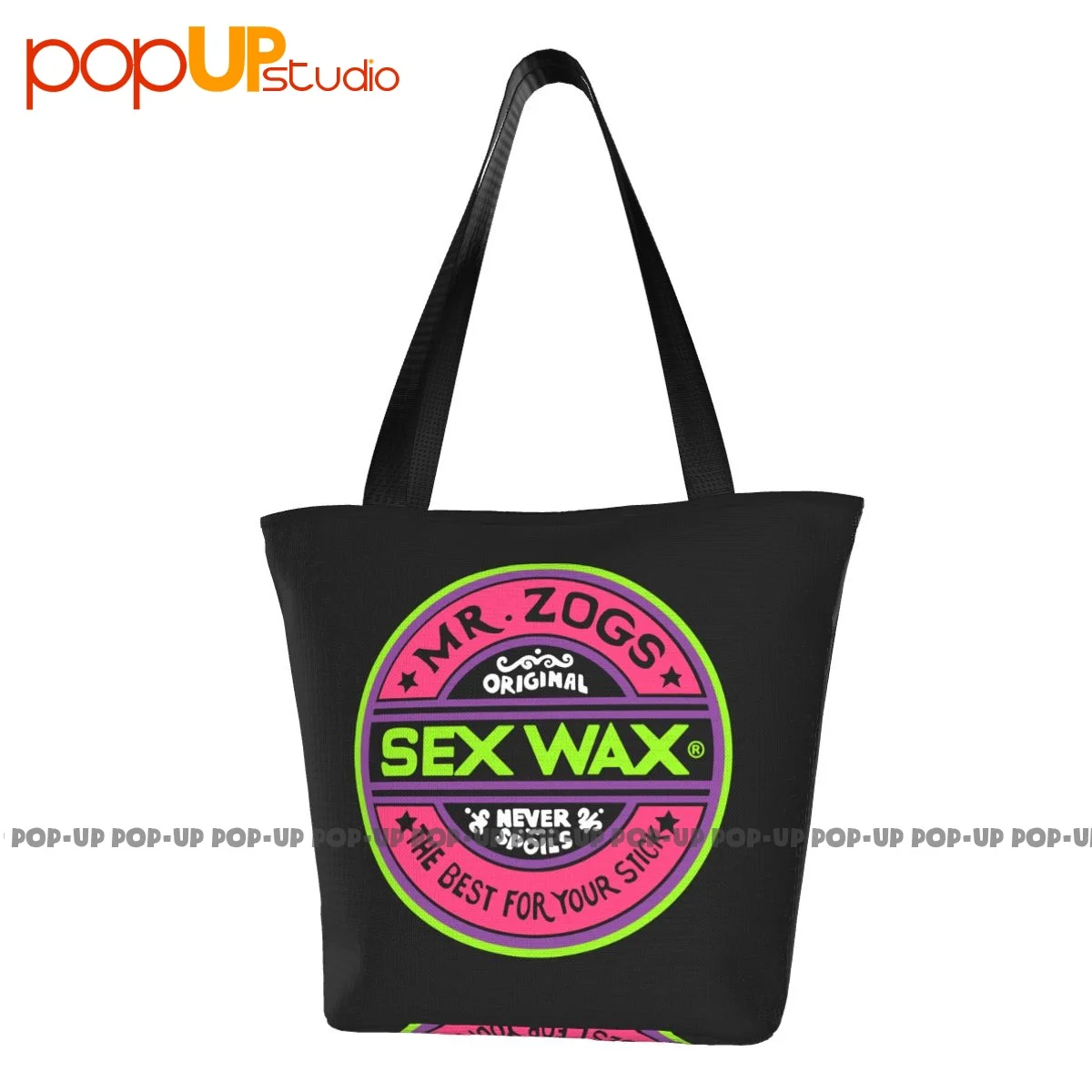 Sex Wax Mr Zogs Surf P-361 Borse Casual Borsa Per Il Pranzo Borsa Per La Spesa Eco-Friendly