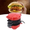 3 in 1 Breakfast Sandwich Maker Professional Fast Heat Up Automatic Temperature Control Prevents Stick Electric Burger Maker 2