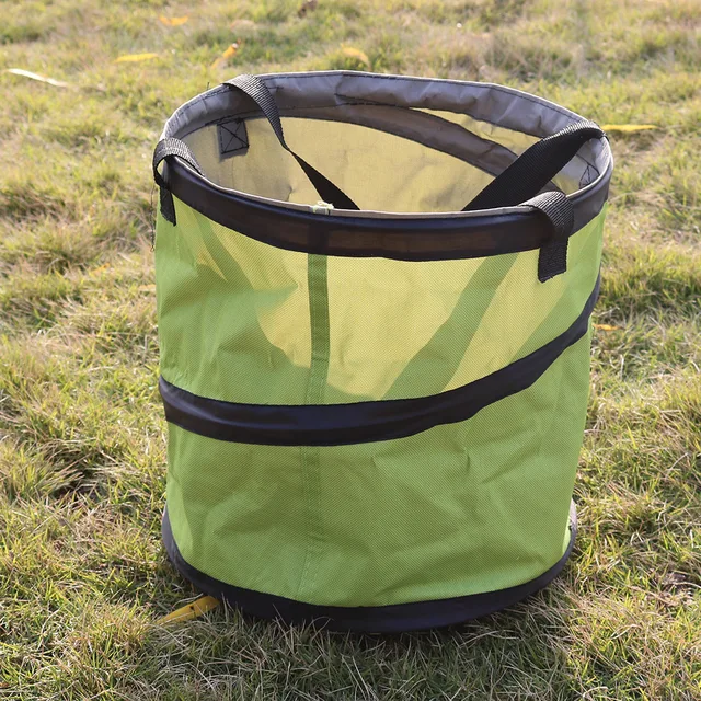 35X45 Cm Tavaszi Táska Tároló Vödör Kerti Szemétkosár Összecsukható Szemetes - Image 2
