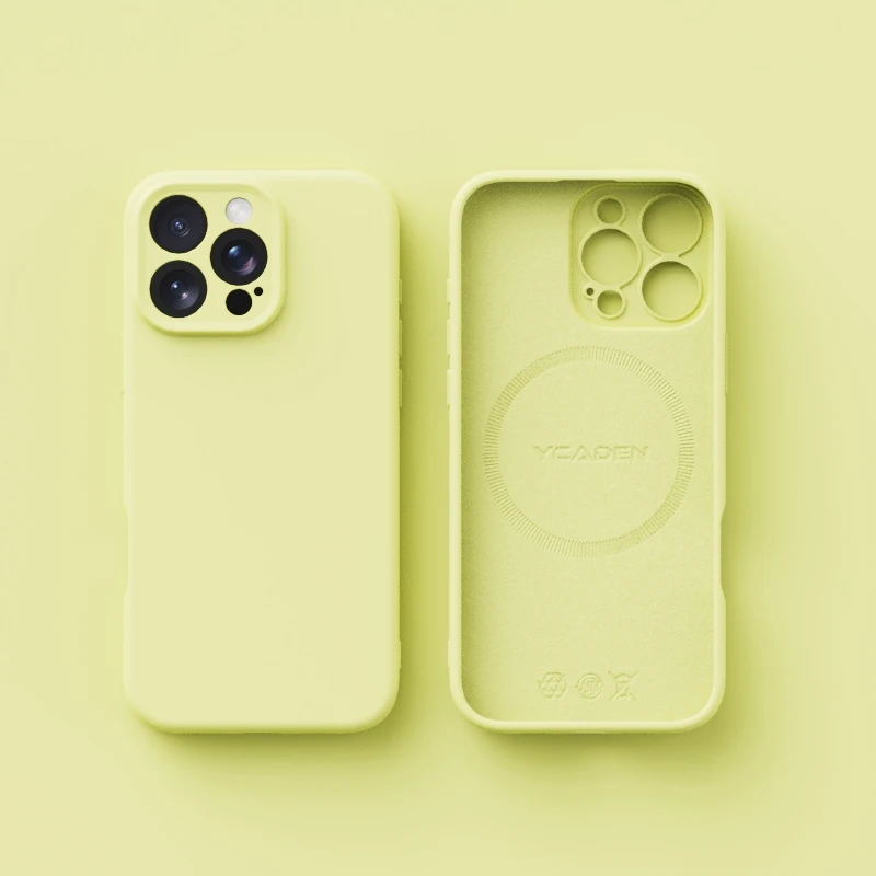 Magsafe-Compatible Liquid Silicone Soft Magnetic Charging Case