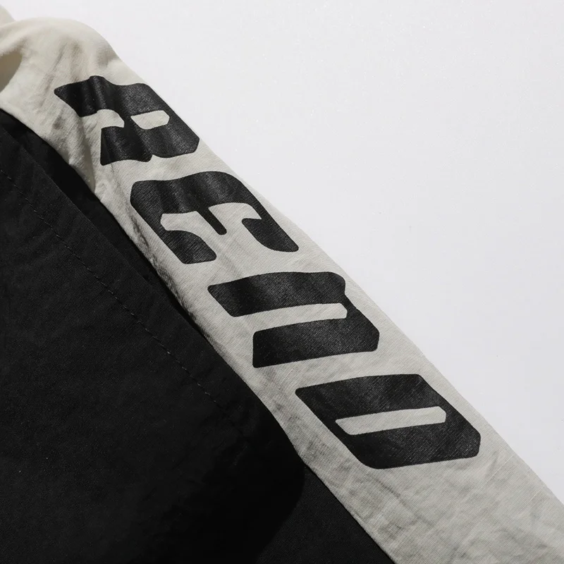 High Street Men's Shorts Summer Patchwork Trendy Style Wide Leg Pants Sweatpants Harajuku Joggers Basketball Sports Casual Pants