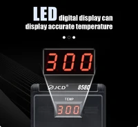JCD 858D 700W Hot Air Gun Station Digital Soldering Iron BGA Rework Station Heat Gun Welding Machine 110V/220V 2