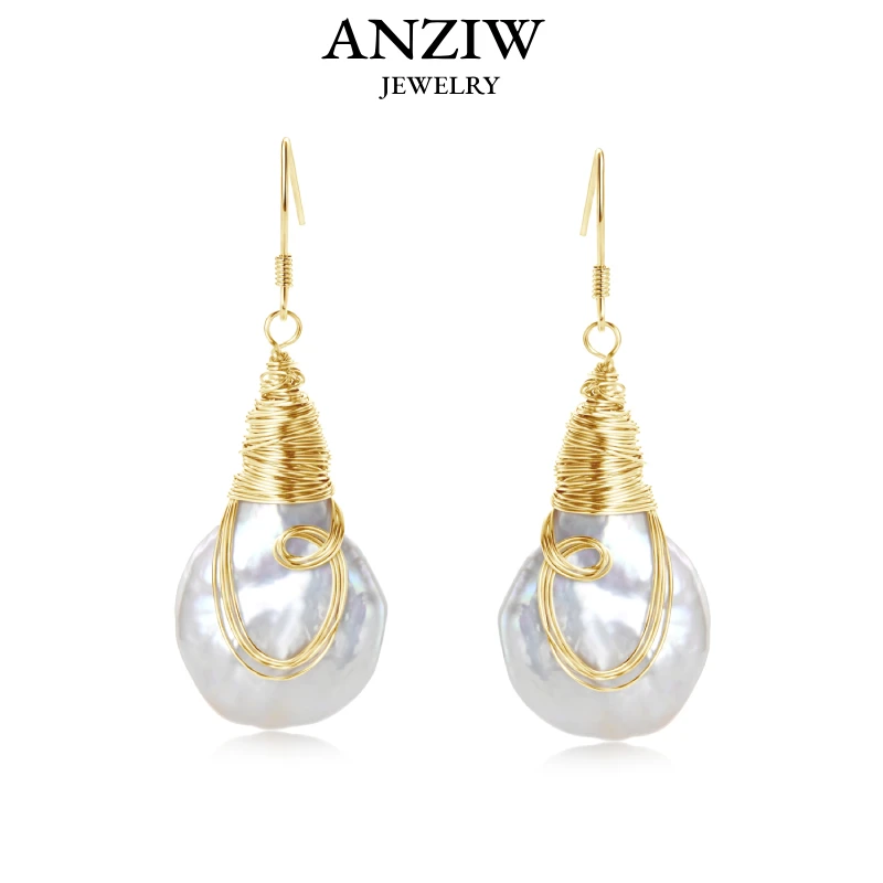 Orecchini A Cerchio Donne Con Fiore A Conchiglia E Zirconi - Gioielli Di Lusso Semplici Ed Eleganti - Regalo Idea