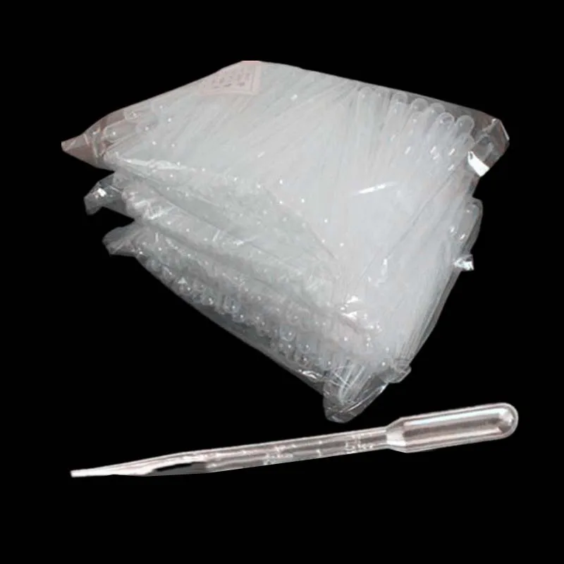 

100Pcs 3ML Practical Transparent Pipettes Disposable Safe Plastic Eye Dropper Transfer Graduated Jam Chocolates Cake Baking Tool