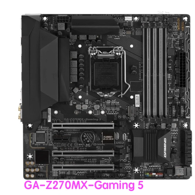 

Suitable For Gigabyte GA-Z270MX-Gaming 5 Motherboard LGA 1151 DDR4 Micro ATX Mainboard 100% Tested OK Fully Work