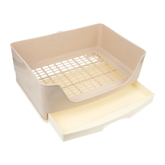 Rabbit Potty Box with Drawer Large Corner Litter Pan Pet Toilet Tray for Hamster Guinea Pig Ferret Bunny Reptile Small Animal Rabbit Potty Box with Drawer Large Corner Litter Pan Pet Toilet Tray for Hamster Guinea Pig Ferret Bunny Reptile Small Animal