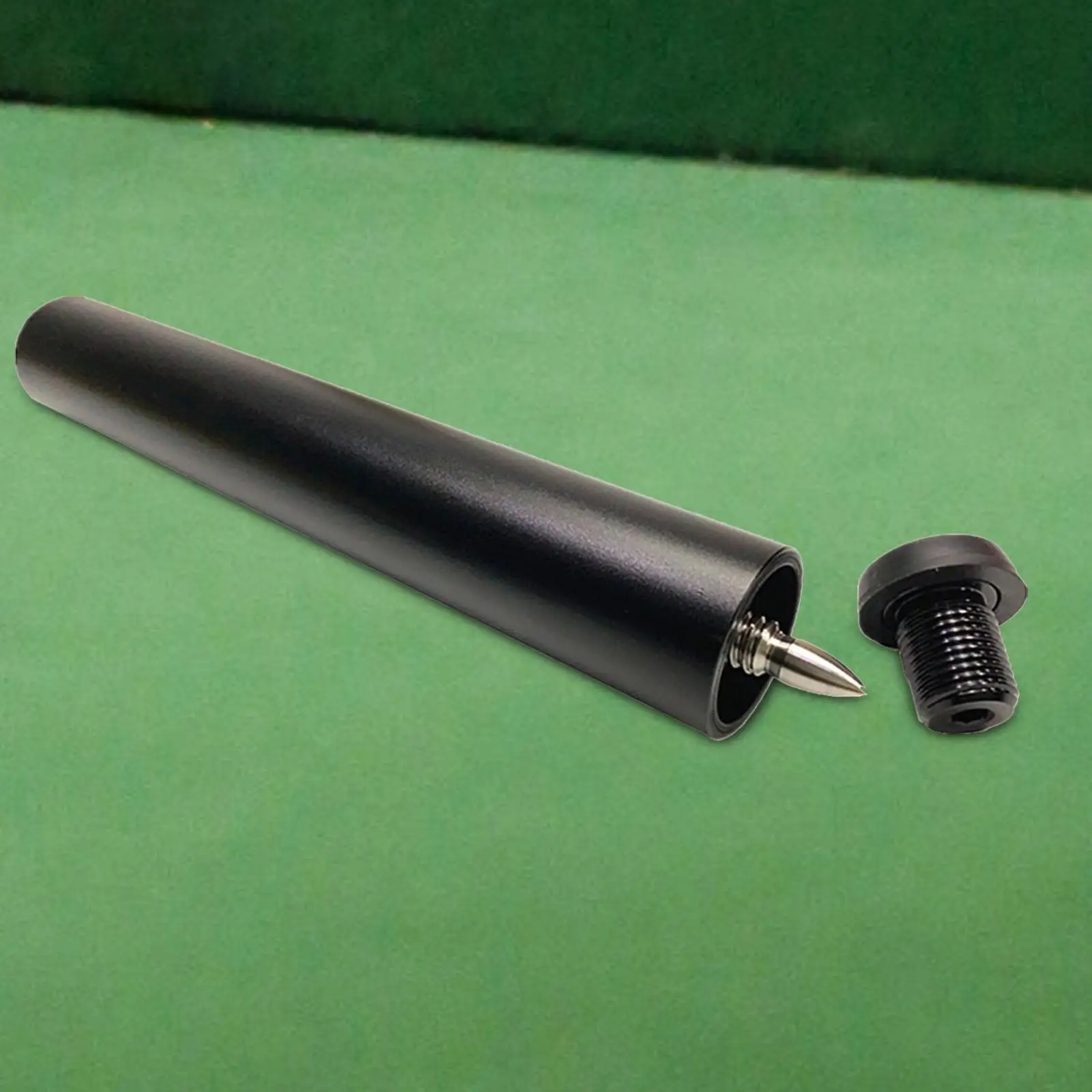 Pool Cue Extender Snooker Cue Extension Strong Aluminum Alloy Billiards Cue Extension Cue End Lengthener for Billiard Cues