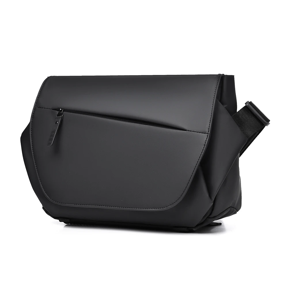 Borsa da petto da uomo, borsa a tracolla impermeabile di grande capacità, borsa da pendolare moderna e versatile - immagine 4