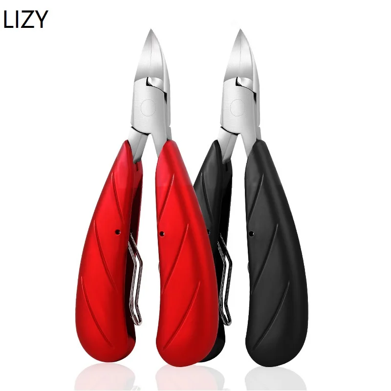 

LIZY Manicure Tools Stainless Steel Thick Toenails Ingrown Cuticle Nipper Fingernail Trimmer Plier Nail Clippers Scissors