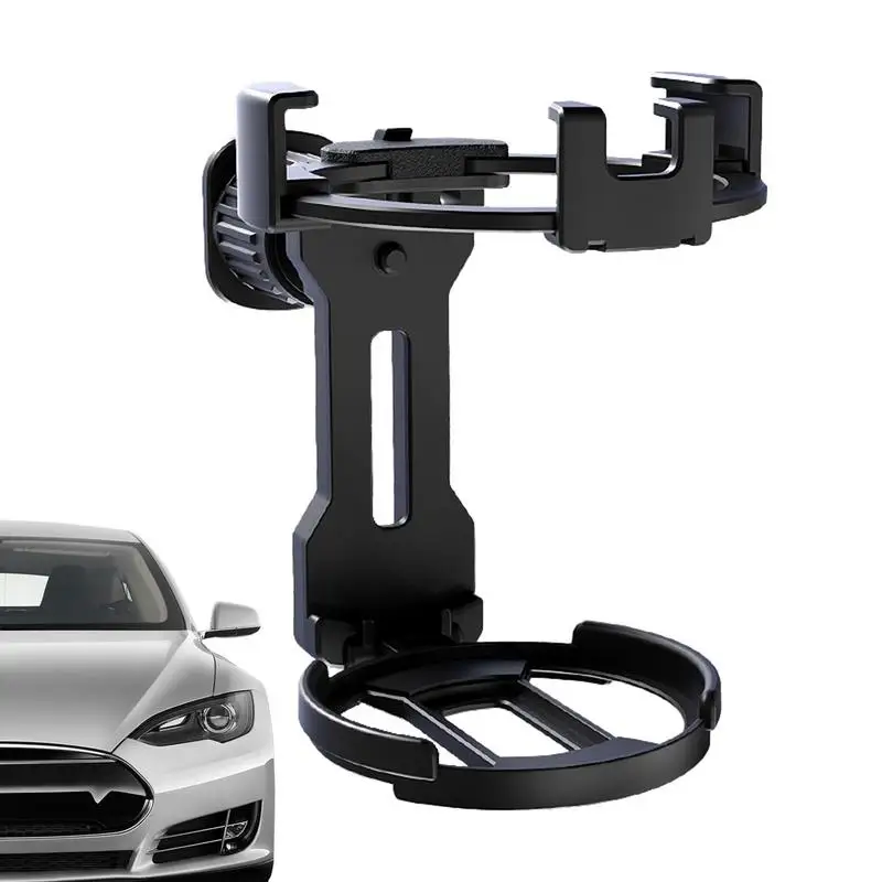 

Car Cup Holder Beverage Cup Holder 2 In 1 Folding Cup Holder Phone Mount For Air Vent Drink Stand Car Truck Water Bottle Stand