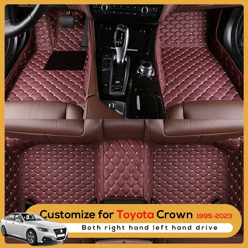 

Custom Fit Car Floor Mat for TOYOTA Crown Accessories Interior ECO Durable Thick Carpet Customize for Left/Right Drive