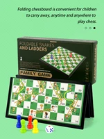 Desktop game mini snake chess, easy to carry, suitable for 2-4 people to play together. 1