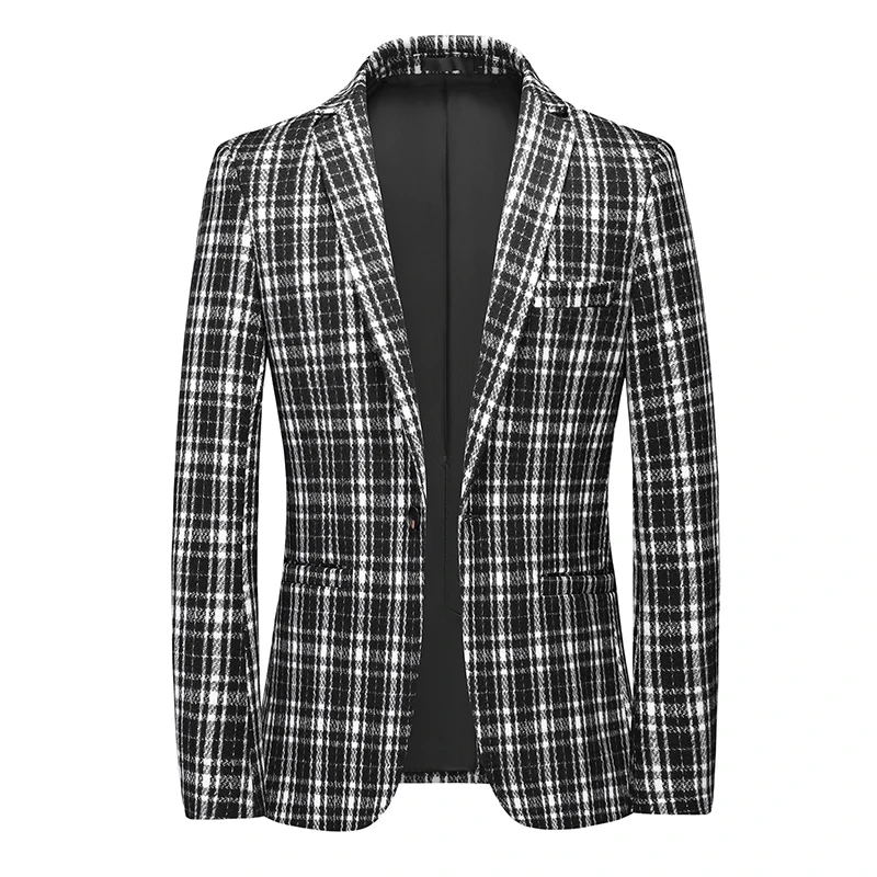 Blazer fino de boda para hombre, blazer informal de negocios joven, T20, primavera y otoño