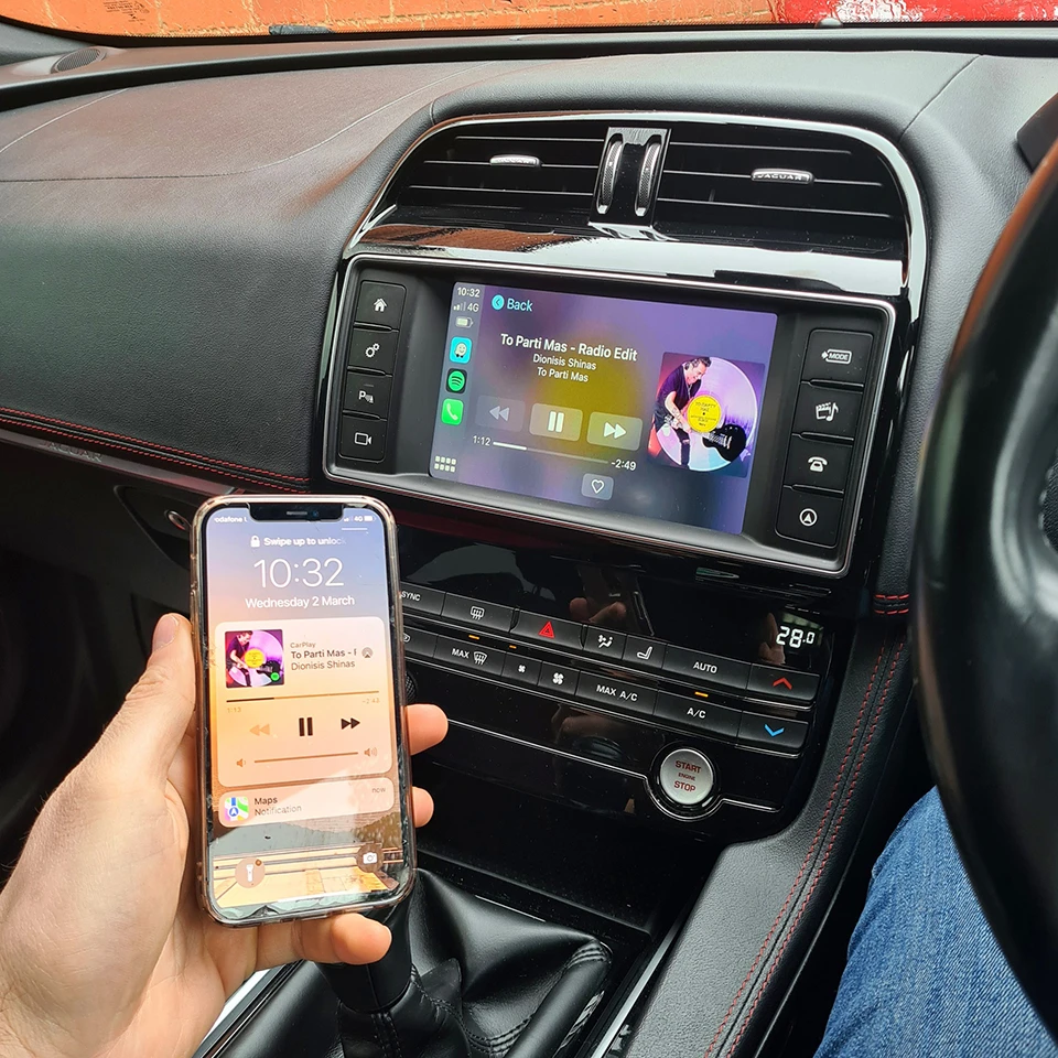 For Jaguar Xf Xe F Pace 20102018 Wireless Apple Carplay Android Auto