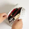 Storage Organizer Floral Puffy Quilted Makeup Bag Flower Printed Cosmetic Pouch Large Travel Cosmetic Bag Makeup Accessory 5