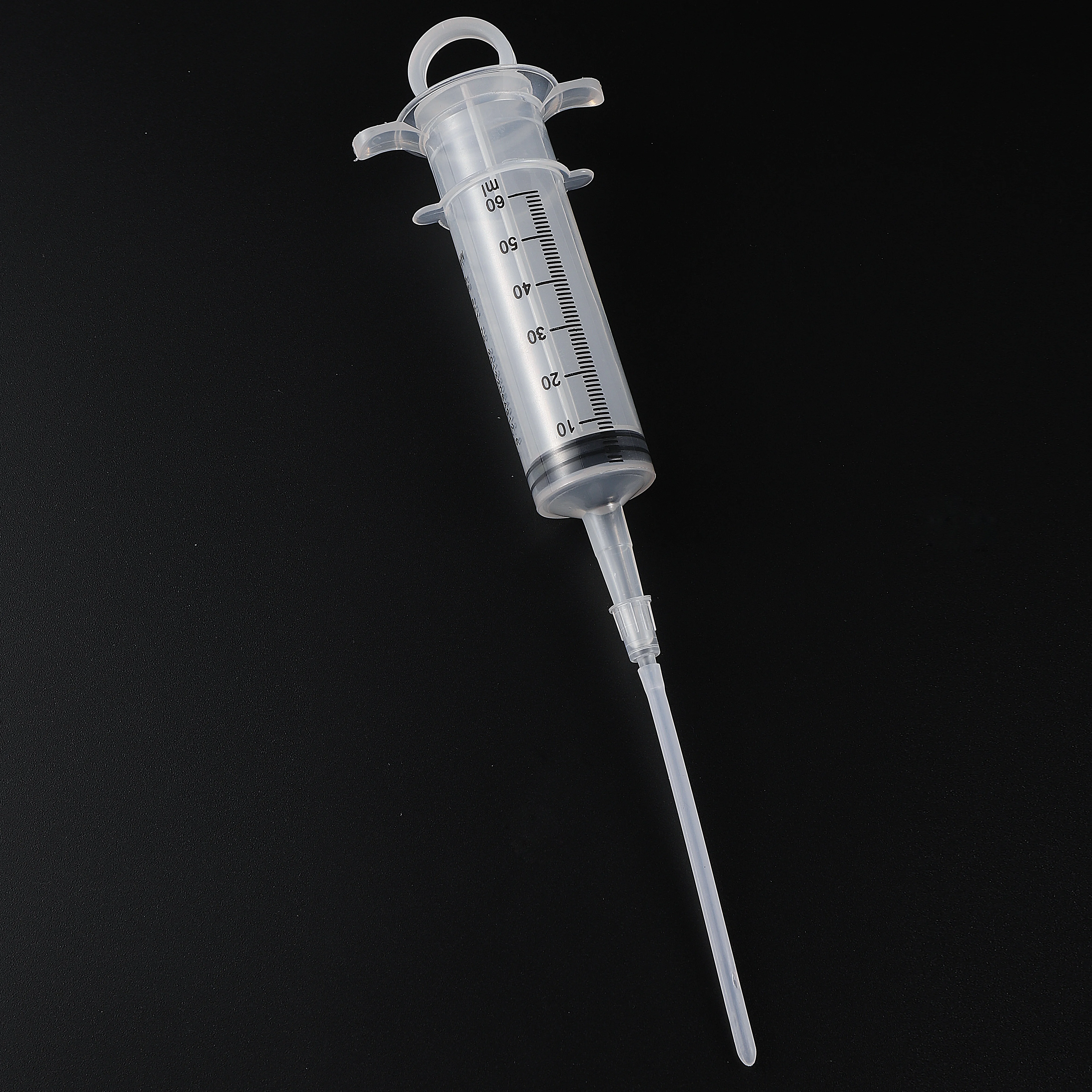 Chick Feeding Syringe Liquid Medicine Feeder Push Tube Pigeon Quail Feeding Medicine Food Grade Silicone Tube 60ml