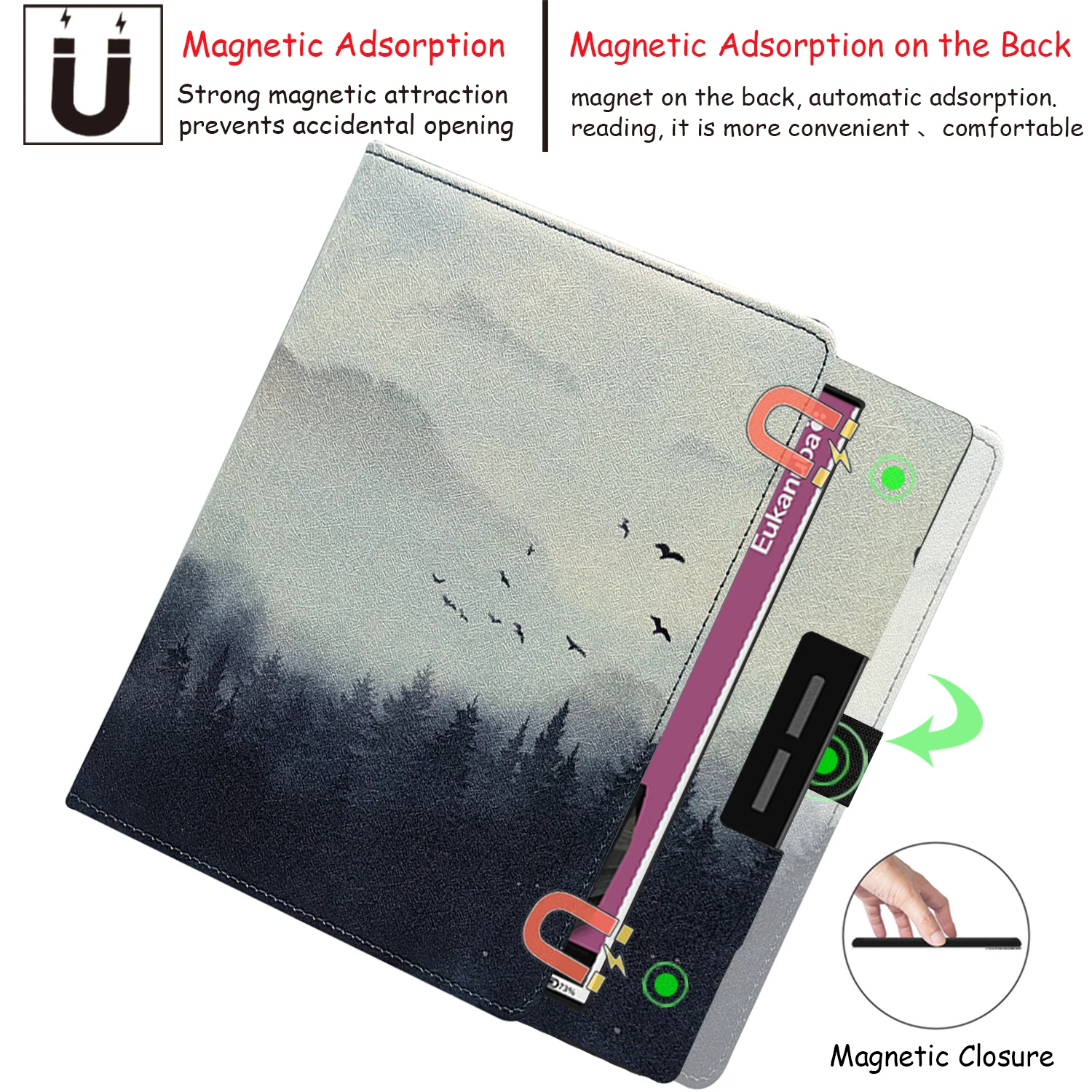 GAUGGER Double Stand Case for Bigme B751C Color / Bigme B751 e