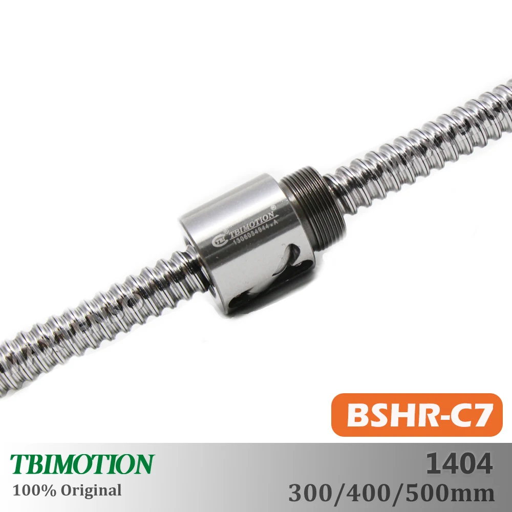 

Шариковый винт TBI Motion C7, профессиональный BSH1404 с 300 400 500 мм R14, свинцовый 4 мм, высокоточная мини шариковая гайка, детали ЧПУ премиум-класса