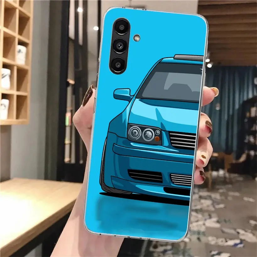Sleek Golf Car Design Soft Phone Case