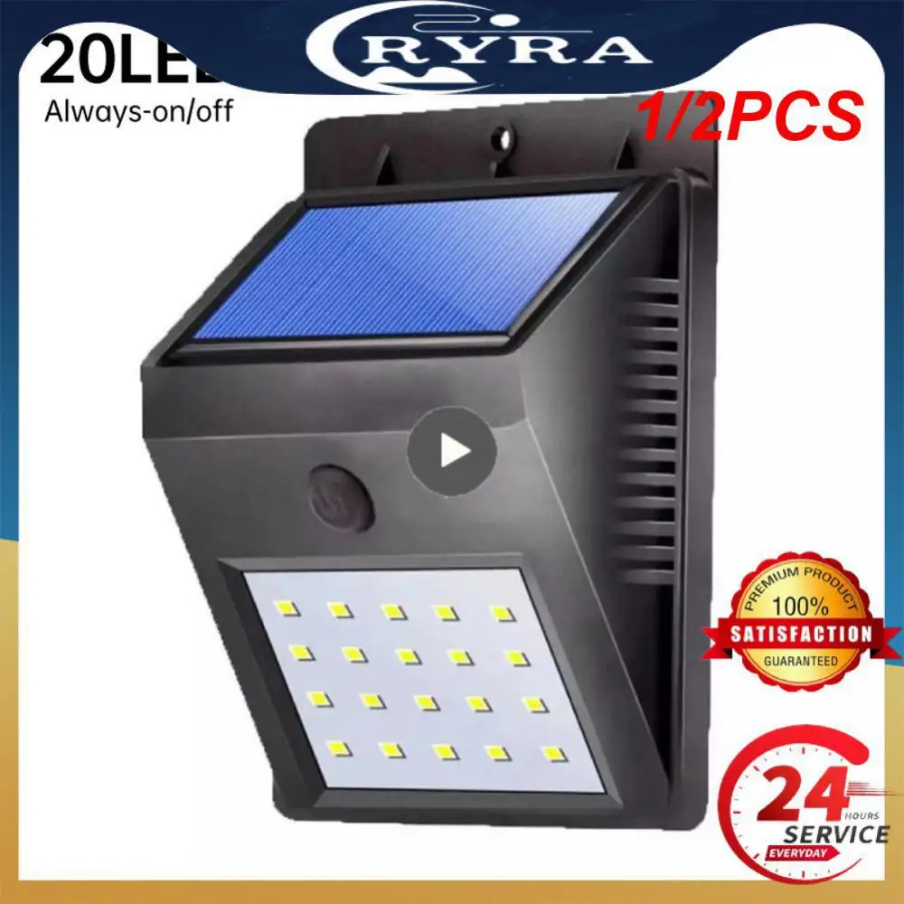 

1/2 шт., водонепроницаемые фонари с датчиком движения