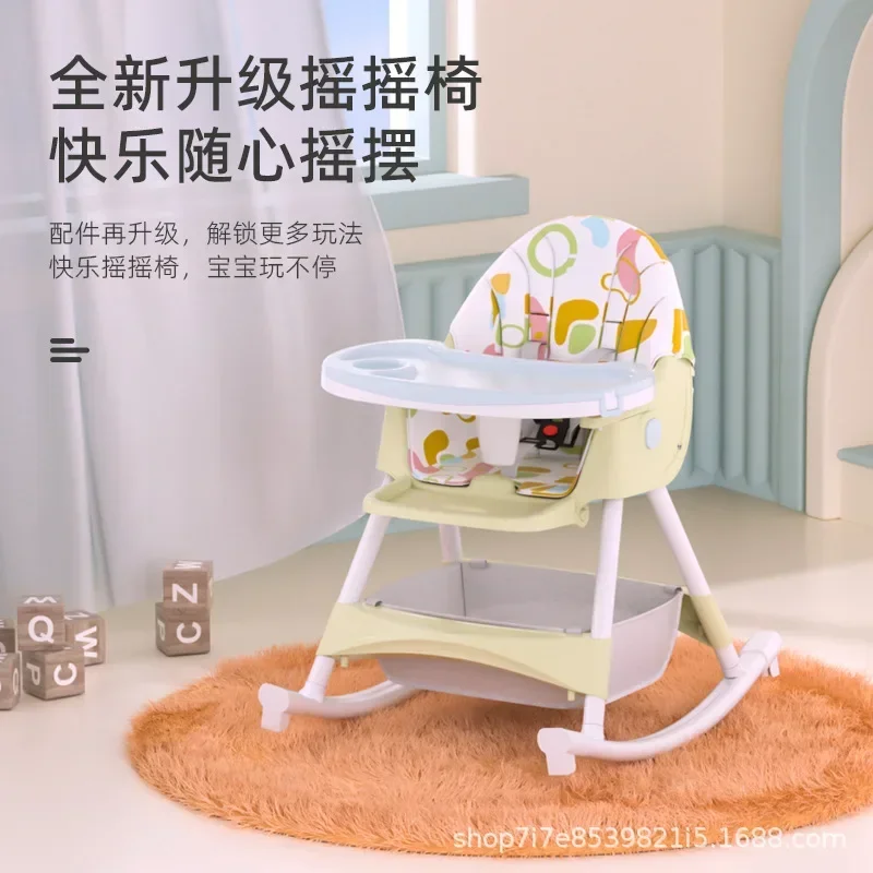 Baby Dining Chair Children's Chair Fold Multifunctional Portable Household Baby Table Learning Seat