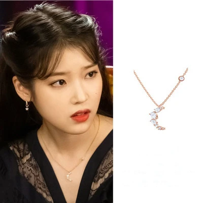 necklace IU same elegant Del luna hotel drama chain jewelry