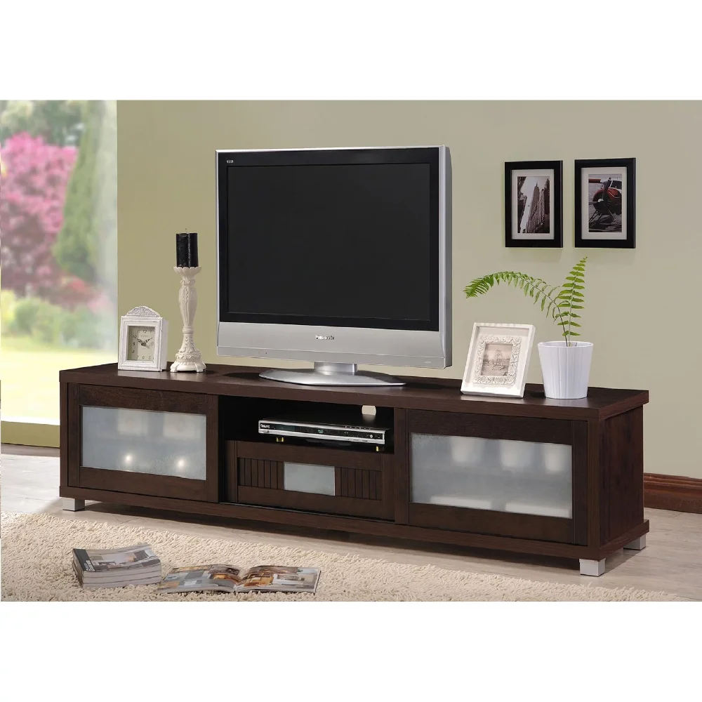 

Baxton Studio Gerhardine 70 in. TV Cabinet - Espresso