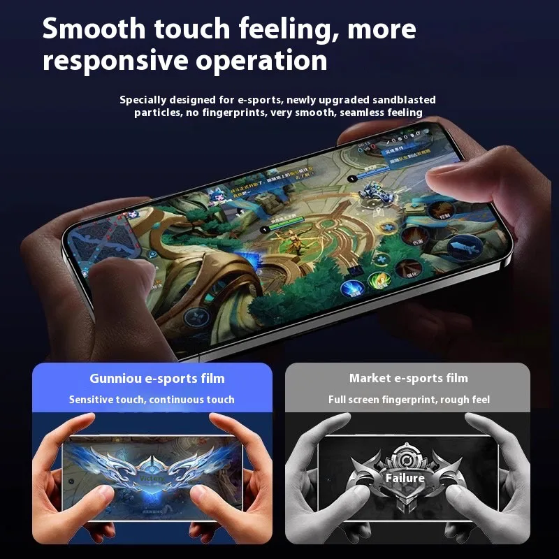 3-Pack Full Cover Front Matte Hydrogel Screen Protector - Soft Clear TPU Film