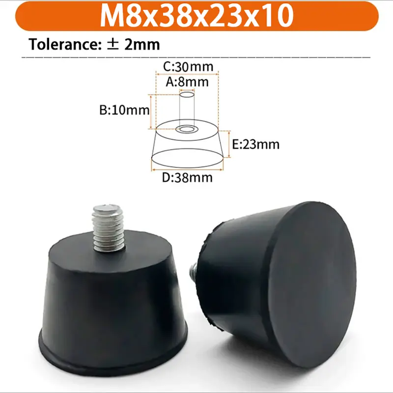 M6 M8 M10 Rubber Adjustable Feet Pad Feet Pad With Screw Table Chair Balck Leveling Foot Pad Furniture Leg Anti-shock Protection - Image 46