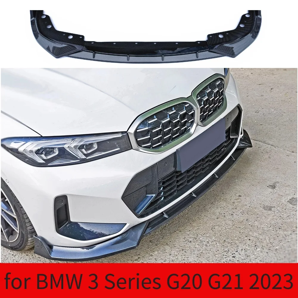 Paraurti Anteriore Labbro Mento Air Dam Deflettore Splitter Per Bmw Serie 3 G20 G21 2023 330I 320D M340I Touring Xdrive Tuning Body Kit